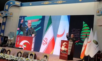 امدادگران کمیجانی در یادواره ۵۵ شهید امدادگر