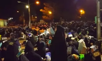 مراسم احیاء شب نوزدهم ماه رمضان در ساوه