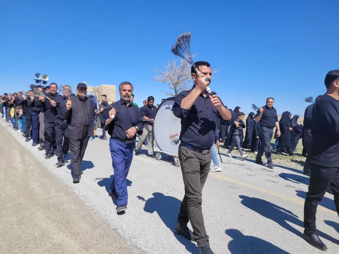 کاروان غم در روستای تبرته به حرکت درآمد