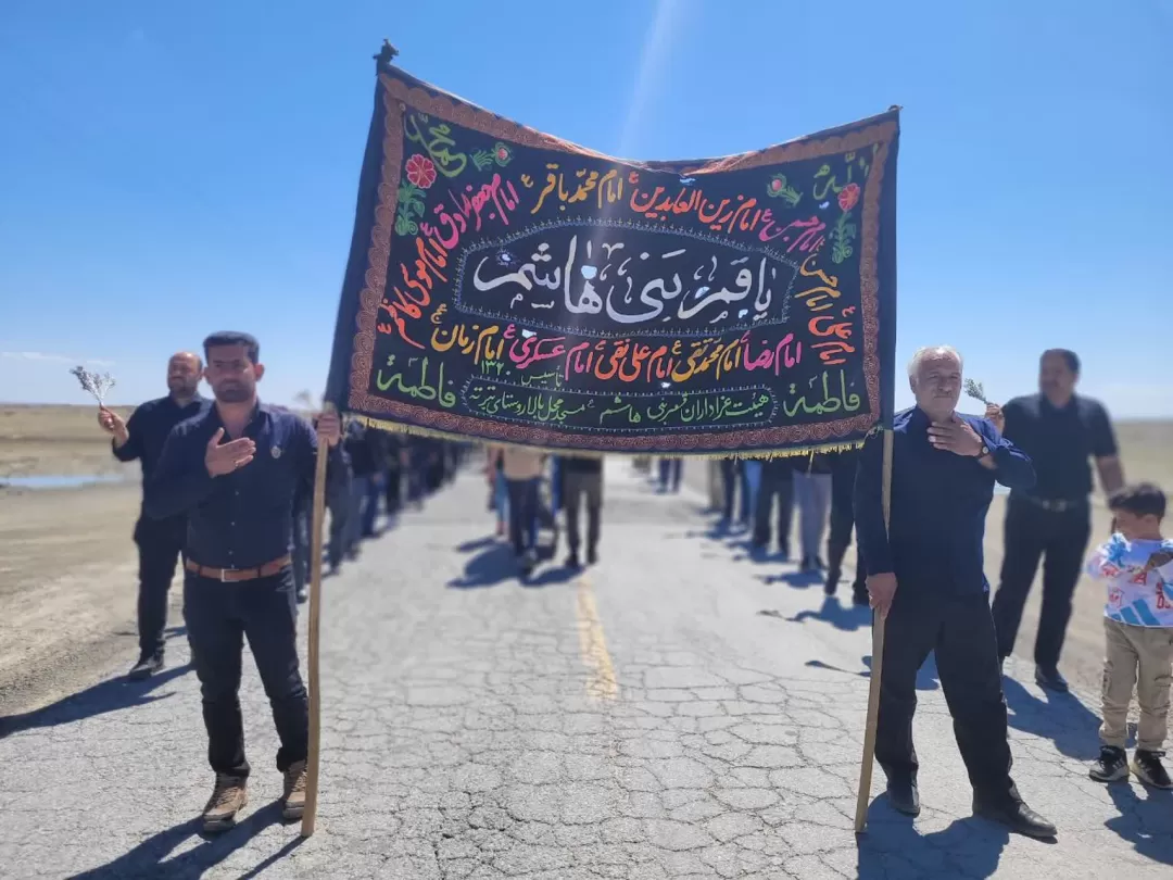 کاروان غم در روستای تبرته به حرکت درآمد