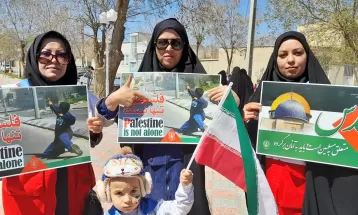 حضور مردم فراهان در راهپیمایی روز قدس