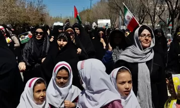 حضور مردم فراهان در راهپیمایی روز قدس