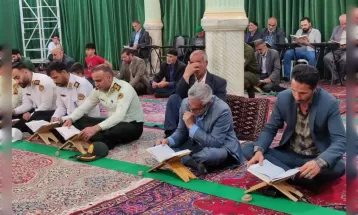 محفل انس با قرآن ویژه کارکنان نیروی انتظامی