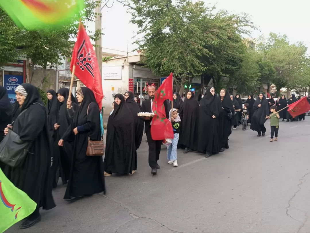 راهپیمایی حافظان حریم خانواده در دلیجان