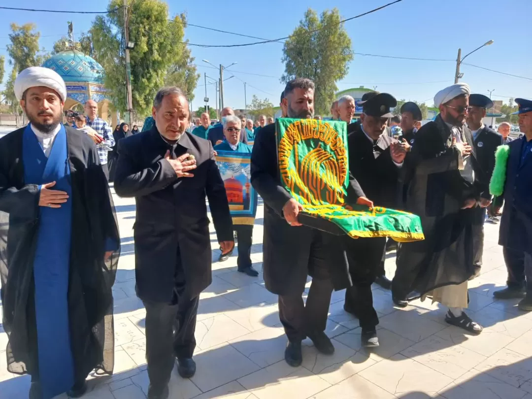 کاروان «زیر سایه خورشید» وارد ساوه شد