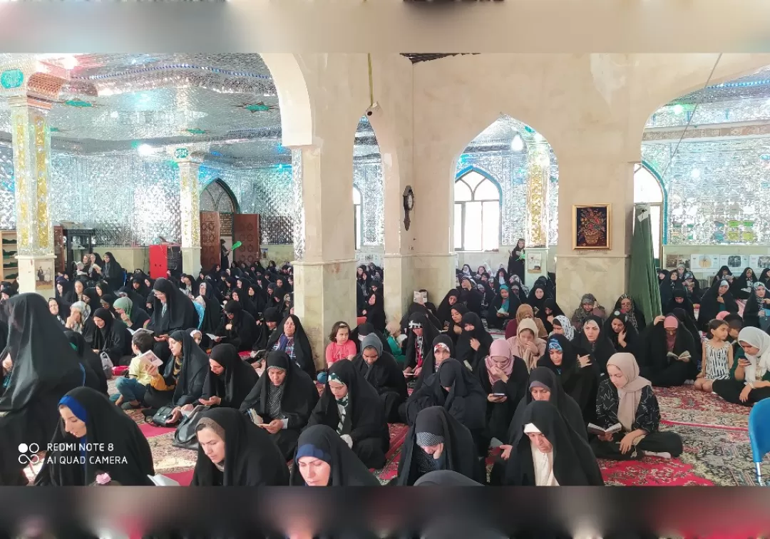 مراسم دعای عرفه در خناب برگزار شد