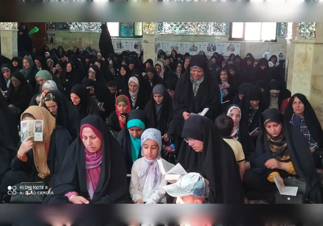 مراسم دعای عرفه در خناب برگزار شد