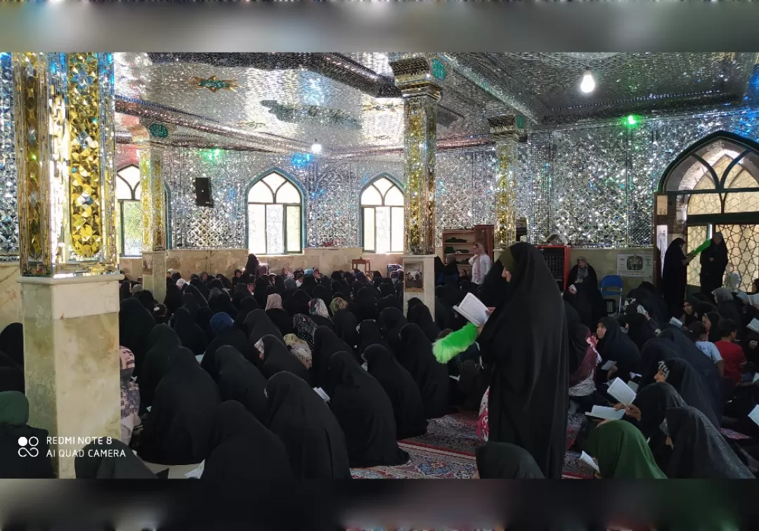 مراسم دعای عرفه در خناب برگزار شد