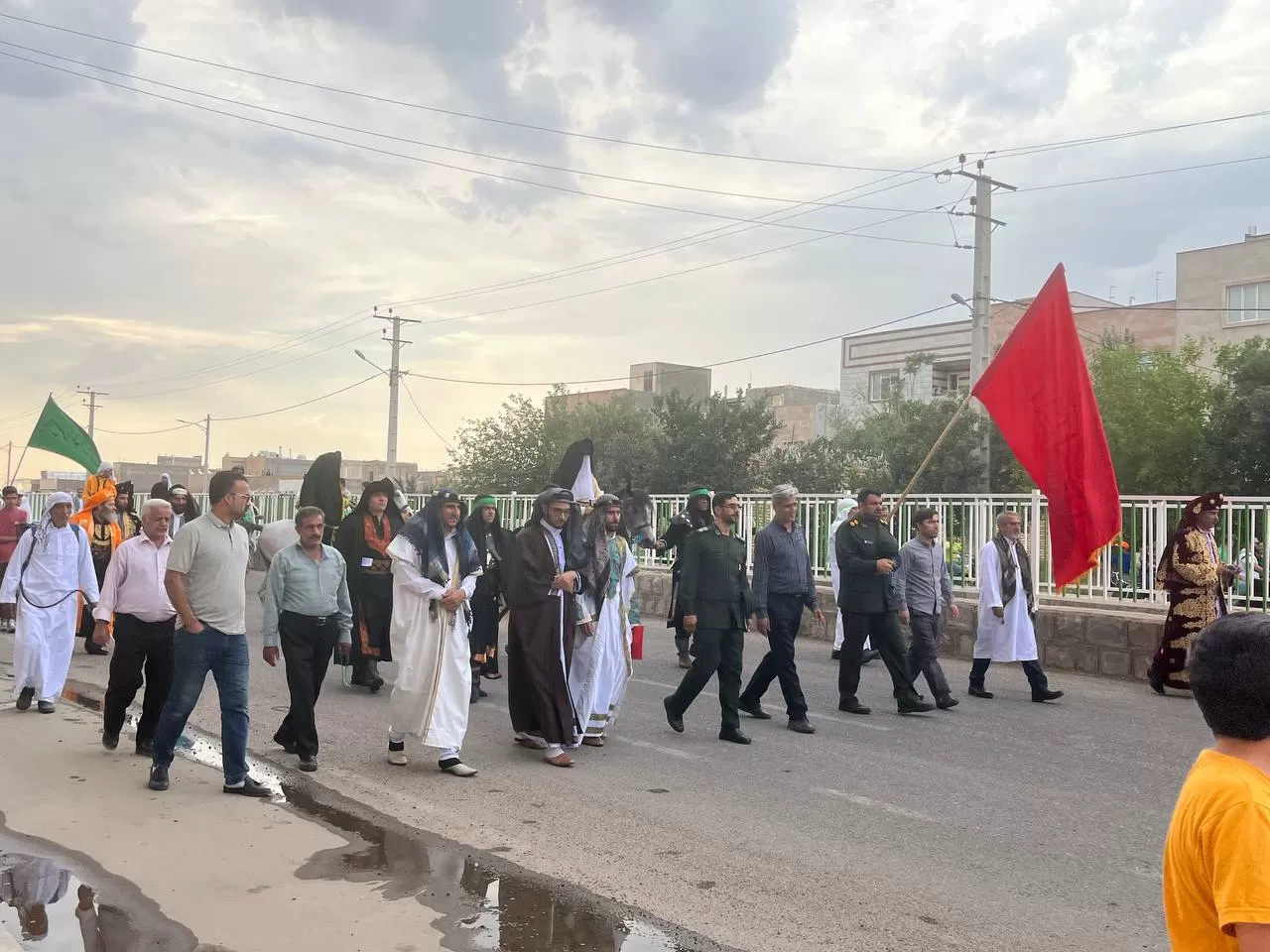 مراسم بازسازی واقعه غدیر در آسیابک برگزار شد