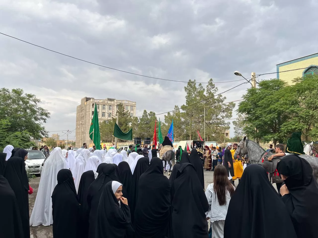 مراسم بازسازی واقعه غدیر در آسیابک برگزار شد