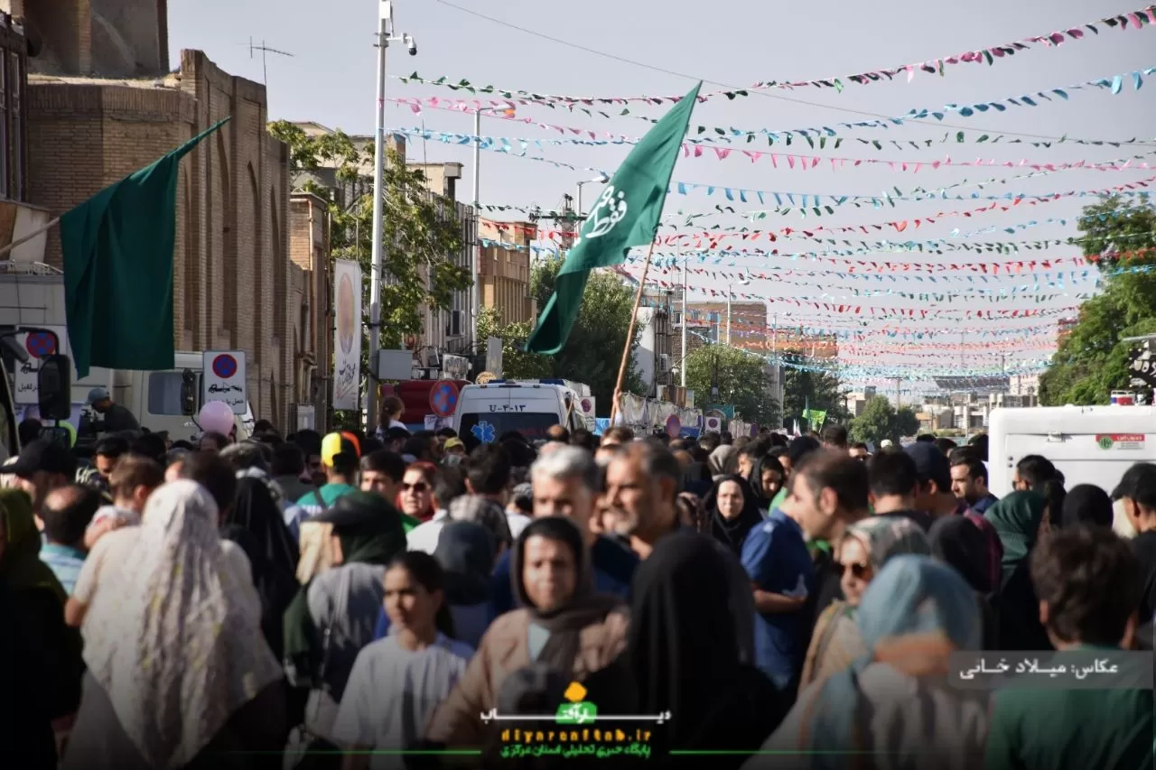 مهمانی کیلومتری غدیر در اراک