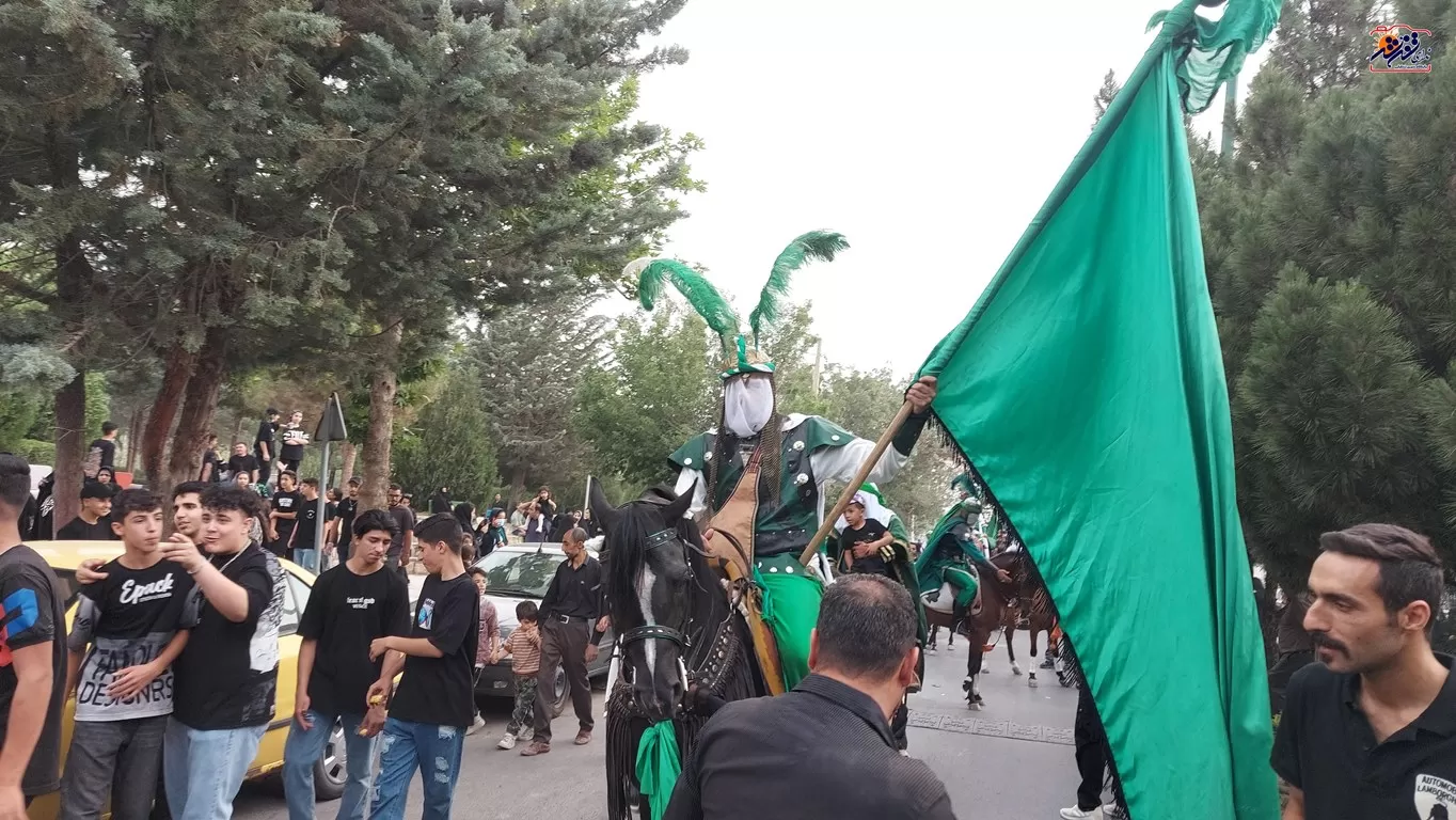 حرکت نمادین کاروان اباعبدالله(ع) در تفرش