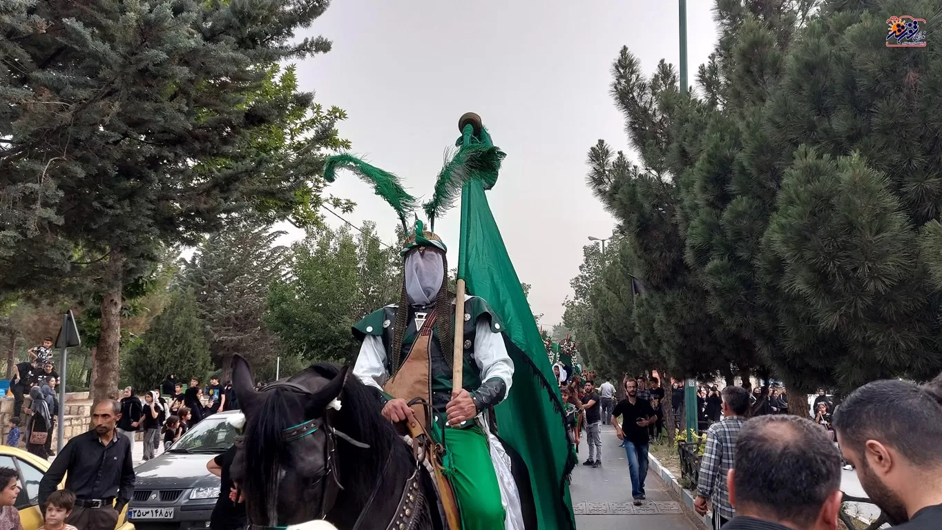 حرکت نمادین کاروان اباعبدالله(ع) در تفرش