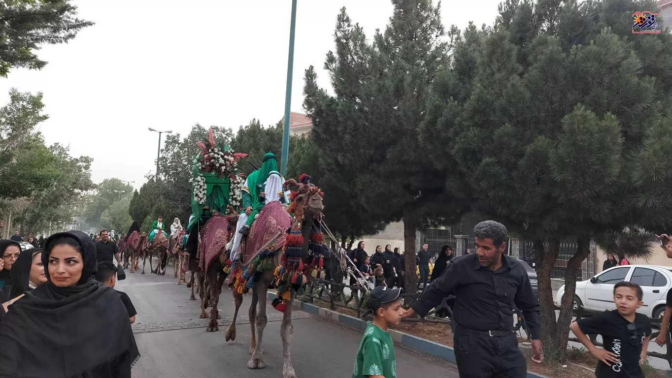 حرکت نمادین کاروان اباعبدالله(ع) در تفرش