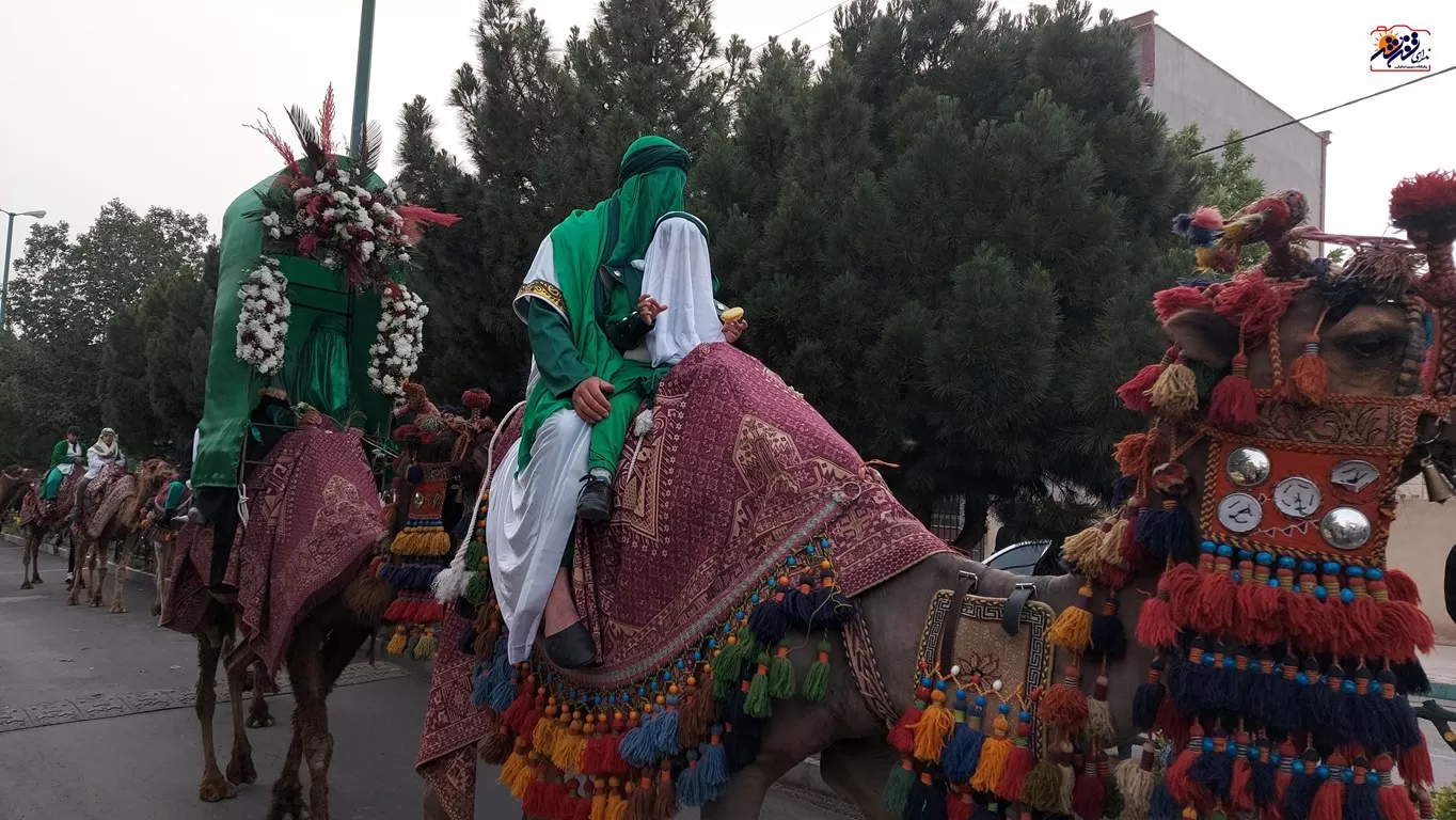 حرکت نمادین کاروان اباعبدالله(ع) در تفرش