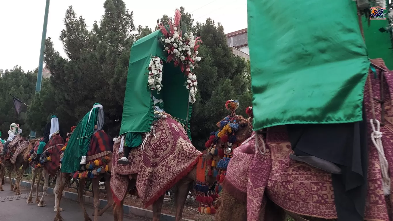 حرکت نمادین کاروان اباعبدالله(ع) در تفرش