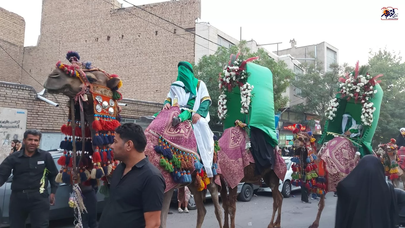حرکت نمادین کاروان اباعبدالله(ع) در تفرش