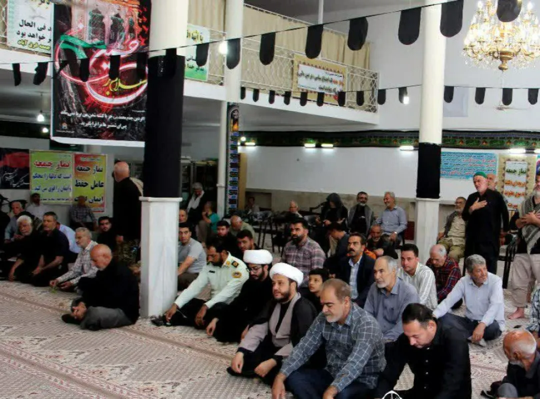 استقبال از کاروان پیاده‌روی اربعین در «غرق‌آباد»