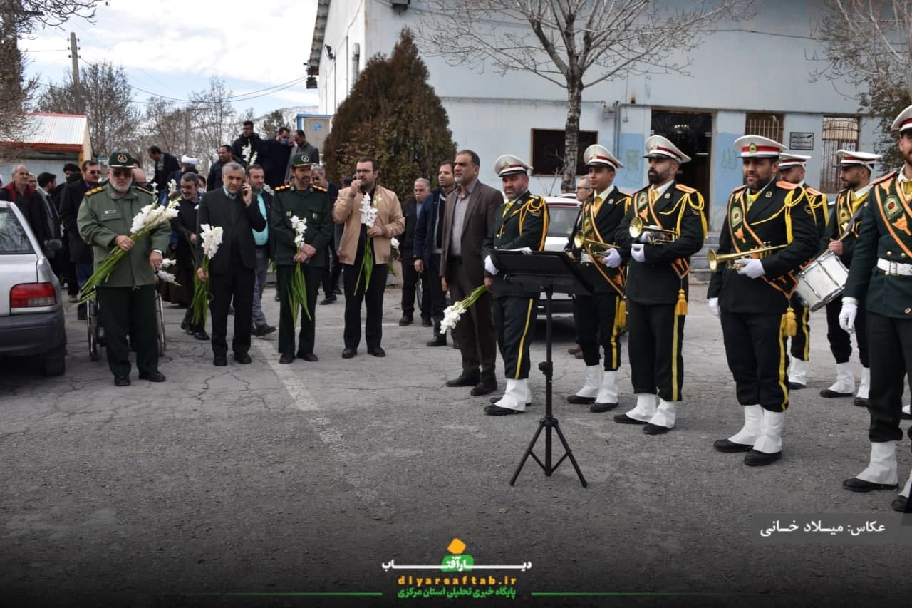 گلباران قبور شهدا در اراک