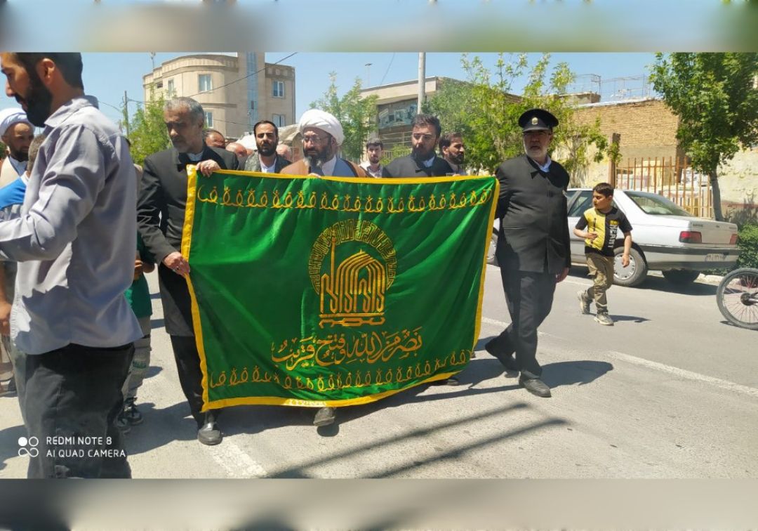 حضور خادمان رضوی در خنداب