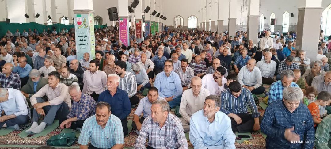 نماز عید قربان در ساوه اقامه شد