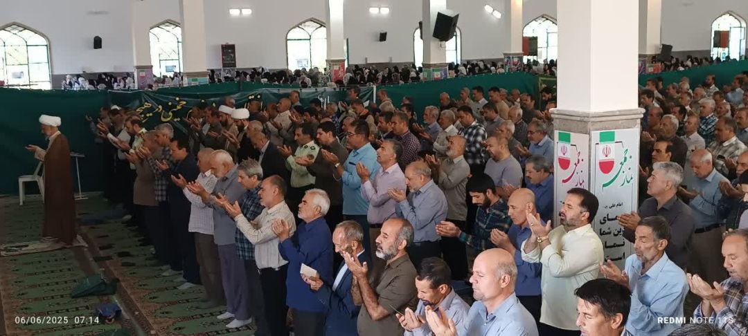 نماز عید قربان در ساوه اقامه شد
