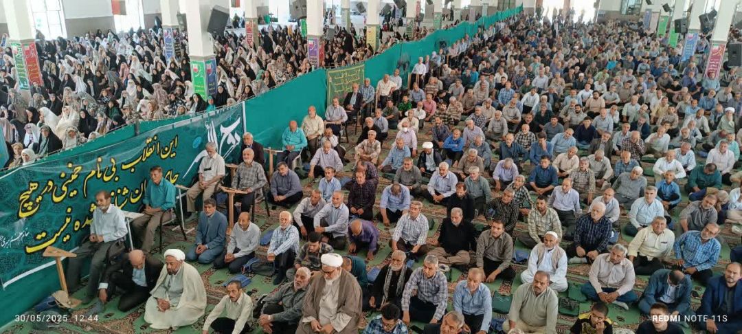 نماز عید قربان در ساوه اقامه شد