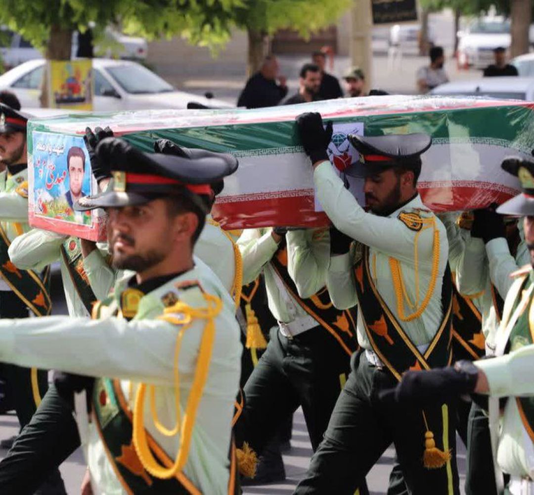وداع با پیکر شهید «مهدی صارمپور» در فراهان