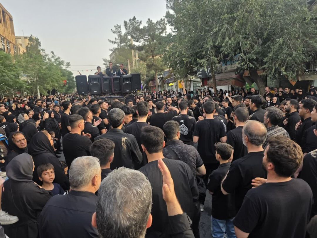 حرکت نمادین کاروان امام حسین (ع) در ساوه