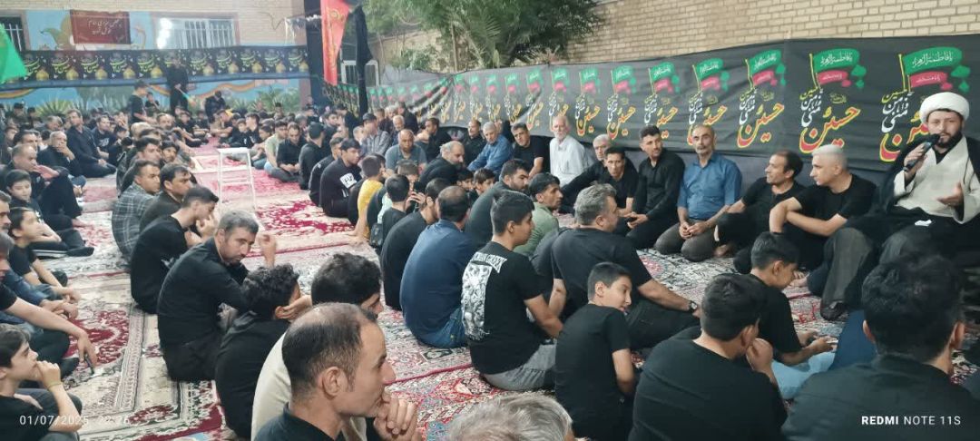 شور حسینی در مساجد ساوه