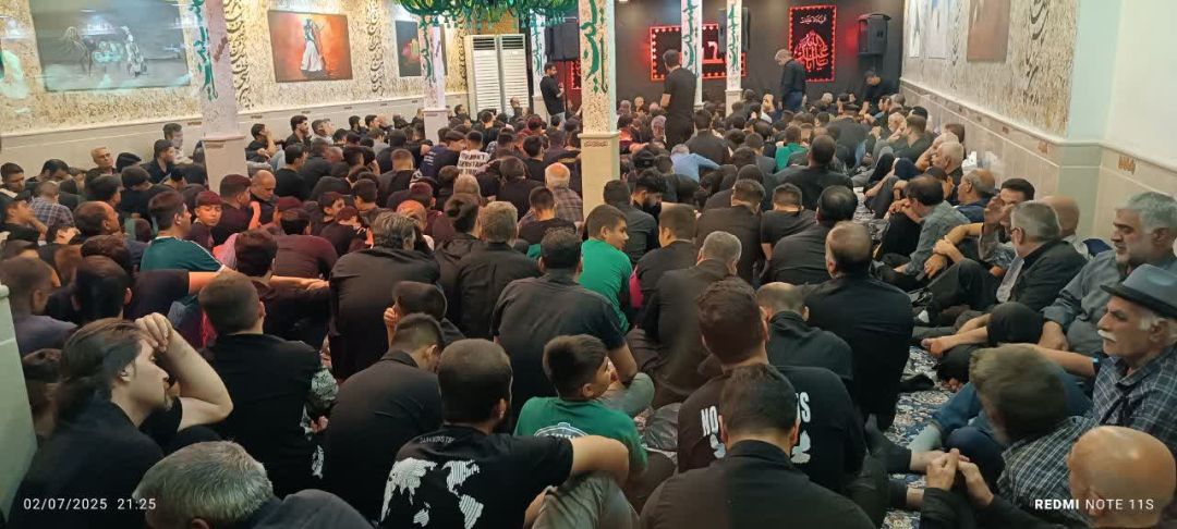 شور حسینی در مساجد ساوه