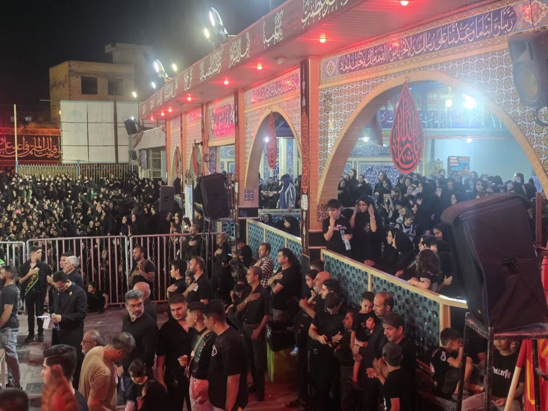 مراسم تاسوعای حسینی در ساوه