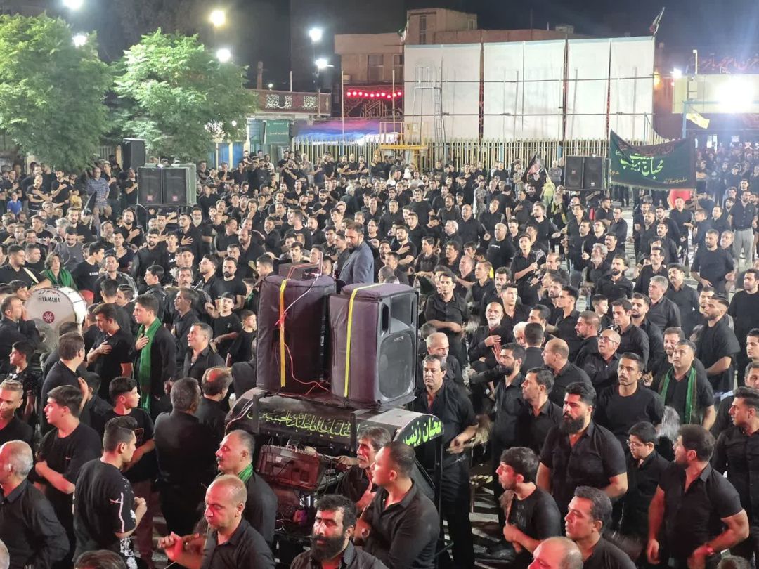 مراسم تاسوعای حسینی در ساوه
