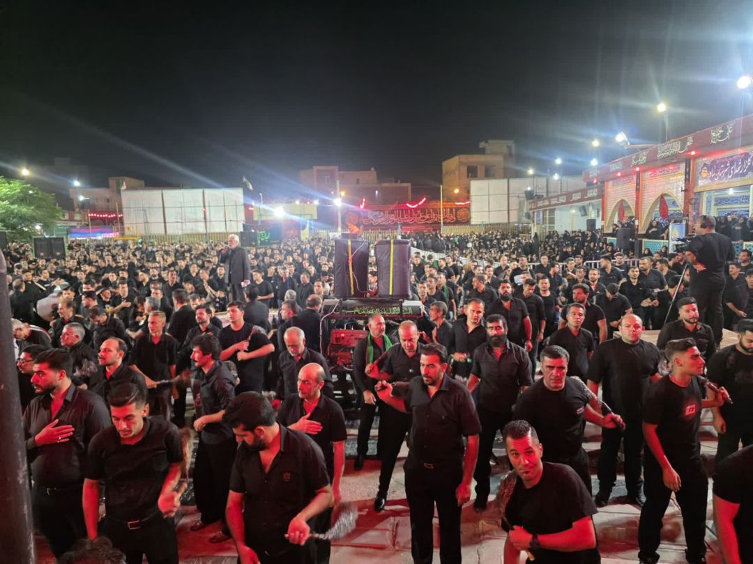 مراسم تاسوعای حسینی در ساوه