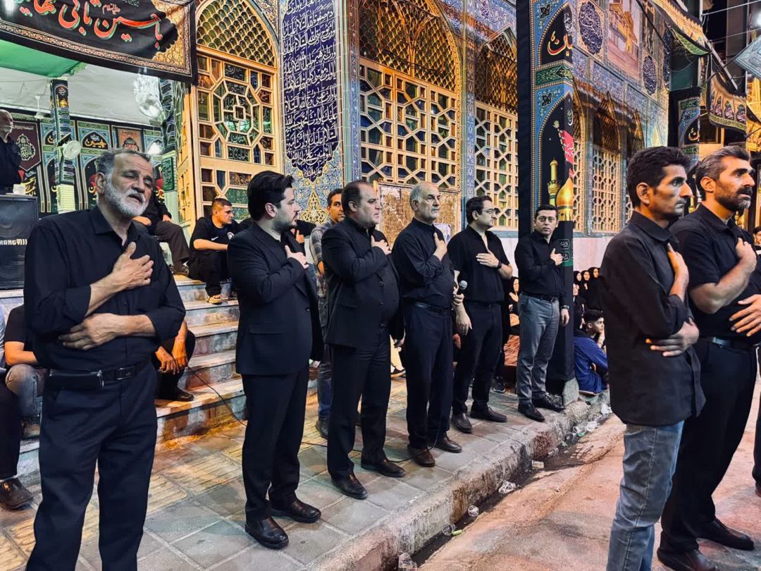 مراسم تاسوعای حسینی در ساوه