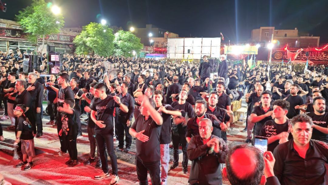 مراسم تاسوعای حسینی در ساوه