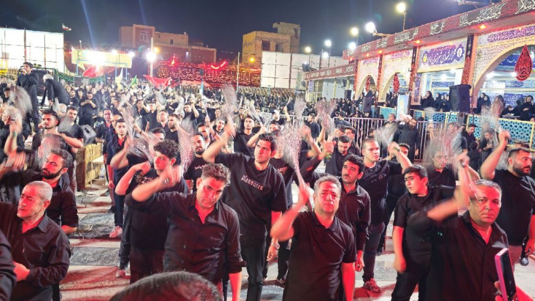 مراسم تاسوعای حسینی در ساوه