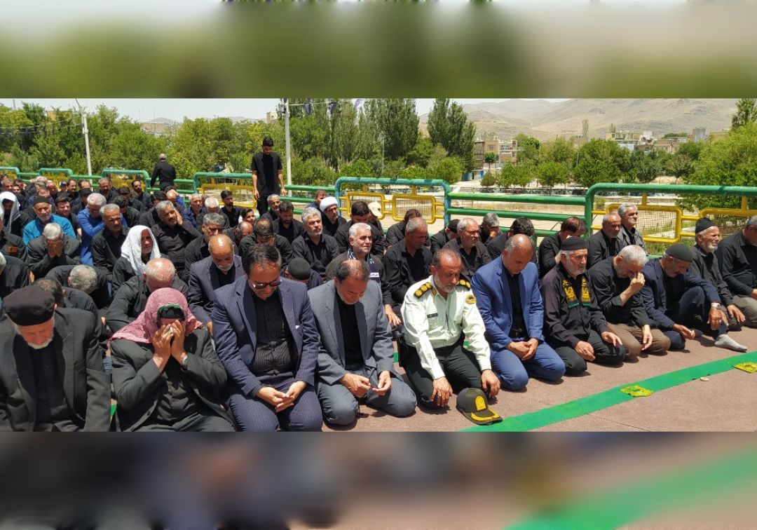 برگزاری نماز ظهر عاشورا در خنداب