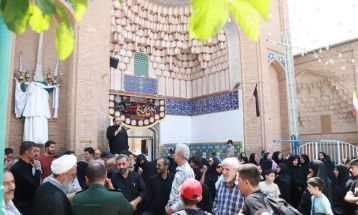 اعزام موکب میثاق با شهدای تفرش به عراق
