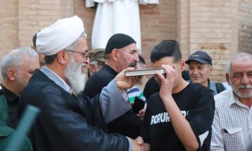 اعزام موکب میثاق با شهدای تفرش به عراق