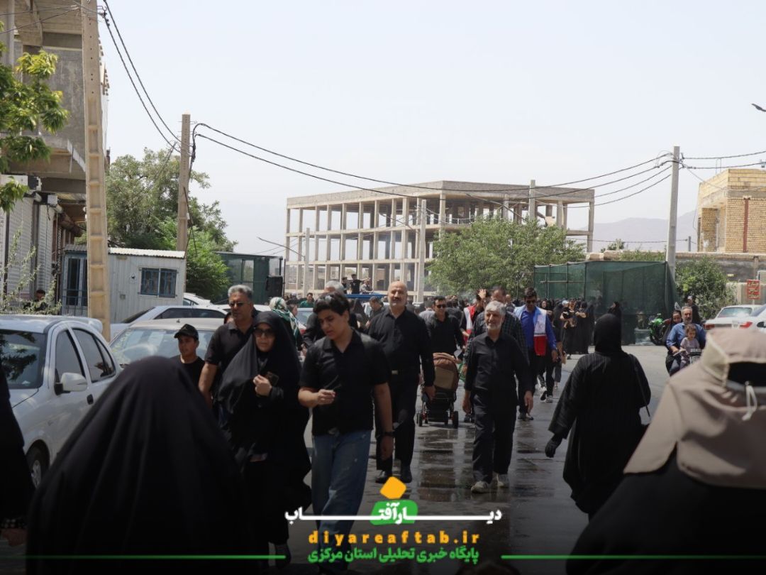 مراسم پیاده‌روی دلدادگان امام حسین (ع) در خمین