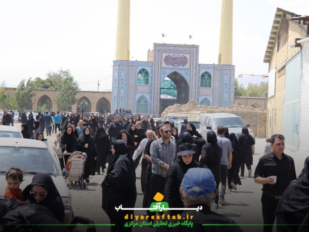 مراسم پیاده‌روی دلدادگان امام حسین (ع) در خمین