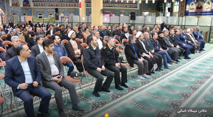 مراسم بزرگداشت چهلم شهدای دی‌ماه در اراک