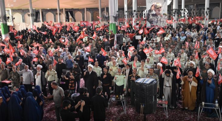 مراسم اربعین رهبر شهید در اراک